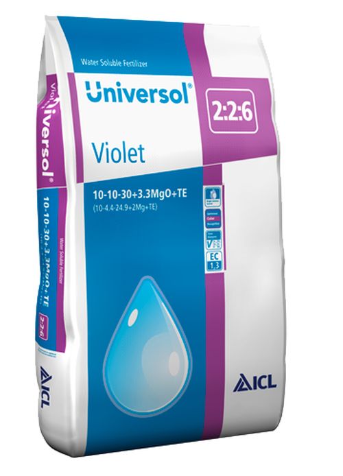 ICL Universol 10-10-30+3,3MgO+TE Fialový 25 Kg