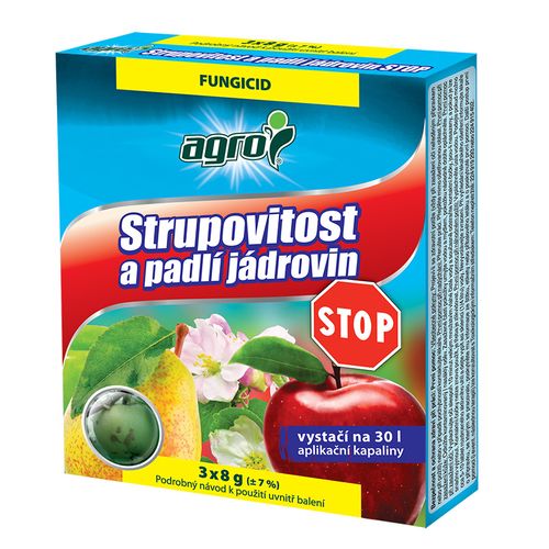 AGRO CS AGRO Strupovitost a padlí jádrovin STOP 3 x 8 g