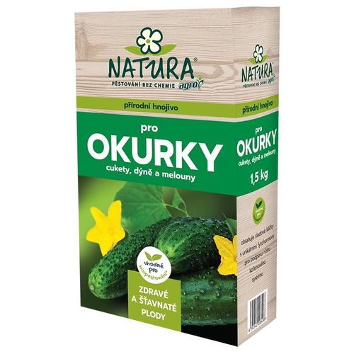 AGRO CS NATURA Přírodní hnojivo pro okurky, cukety a dýně 1,5 kg
