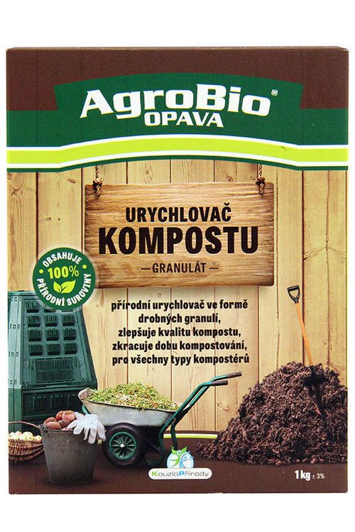 AgroBio Kouzlo Přírody Urychlovač kompostu granulát- 1kg