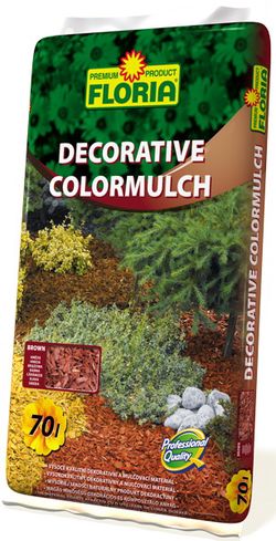 AGRO CS FLORIA Decor. ColorMulch hnědá 70 l