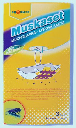 AgroBio MUSKASET lepová karta 10x20 cm