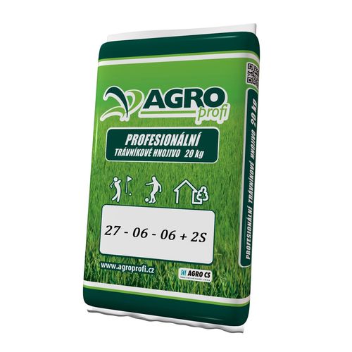 AGRO CS Profi Trávníkové hnojivo sprint 20 kg 27-06-06+2S