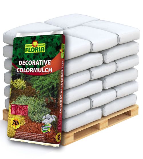 AGRO CS FLORIA Decor. ColorMulch cihlová Paleta 36x 70 l