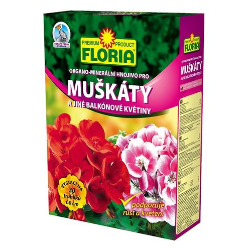 AGRO CS FLORIA Organominerální hnojivo pro muškáty 2,5 kg