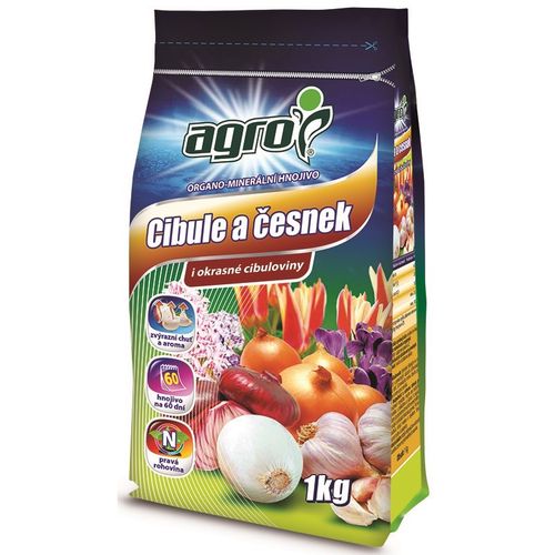 AGRO CS AGRO Organominerální hnojivo cibule a česnek 1 kg