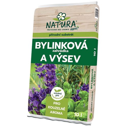 AGRO CS NATURA Substrát bylinková zahrádka a výsev 10 l