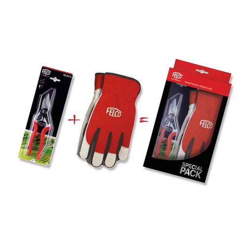Nůžky FELCO 6 + rukavice S-M (dárkový set)