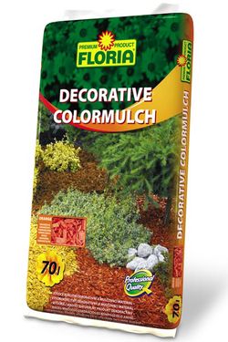 AGRO CS FLORIA Decor. ColorMulch oranžová 70 l