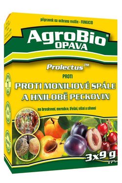 AgroBio PROTI moniliové spále a hnilobě peckovin (Prolectus) 3x9g