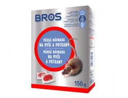 BROS měkká návnada na myši a potkany 150g