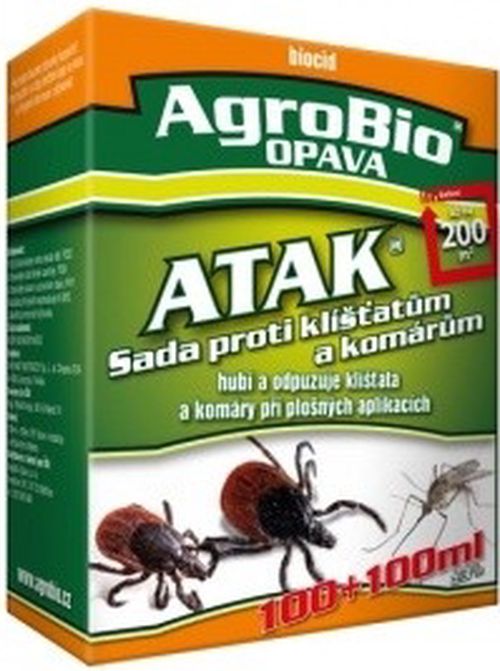 AgroBio Atak- sada proti klíšťatům 100+100 ml