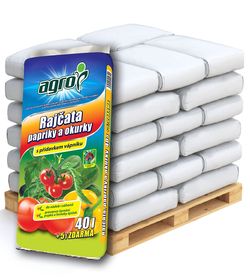 AGRO CS AGRO Substrát pro rajčata, papriky a okurky Paleta - 51x40+5l