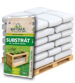 AGRO CS NATURA Substrát pro vyvýšené záhony Paleta 51x 50 l