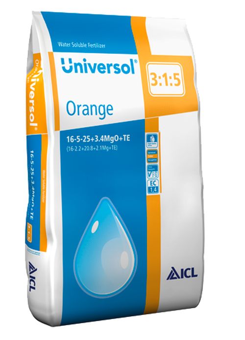 ICL Universol 16-5-25+3,4MgO+TE Oranžový 25 Kg